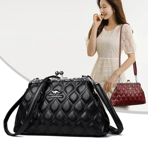 New Brand Bags Women Shoulder Square Handbags Ladies Crossbody Tote Sling Bag Leather Single Bag