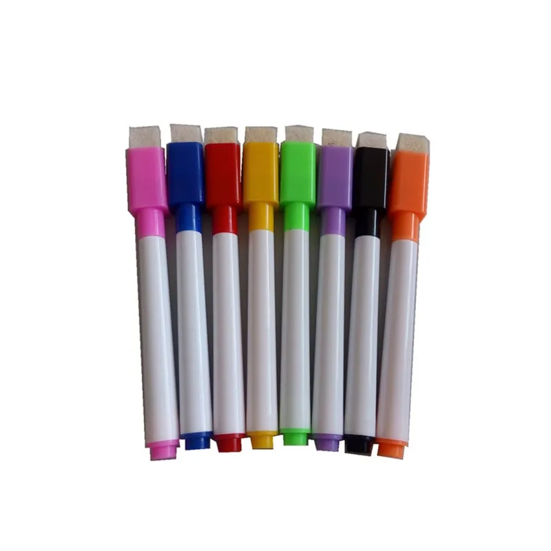 Magnetic Dry Erase Markers 10 Pcs 8 Color Fine Tip Whiteboard Markers Free Shipp 