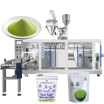 Automatic Horizontal Flat Pouch Premade Doypack Pouches Sealing Filling Powder Packing Machines Manufacturer