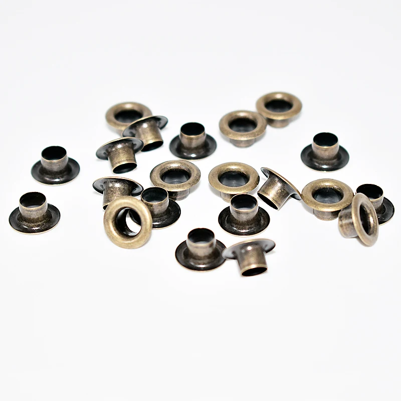 4 мм 5 6 7 8 бронзовые латунные металлические люверсы для обуви холст одежда