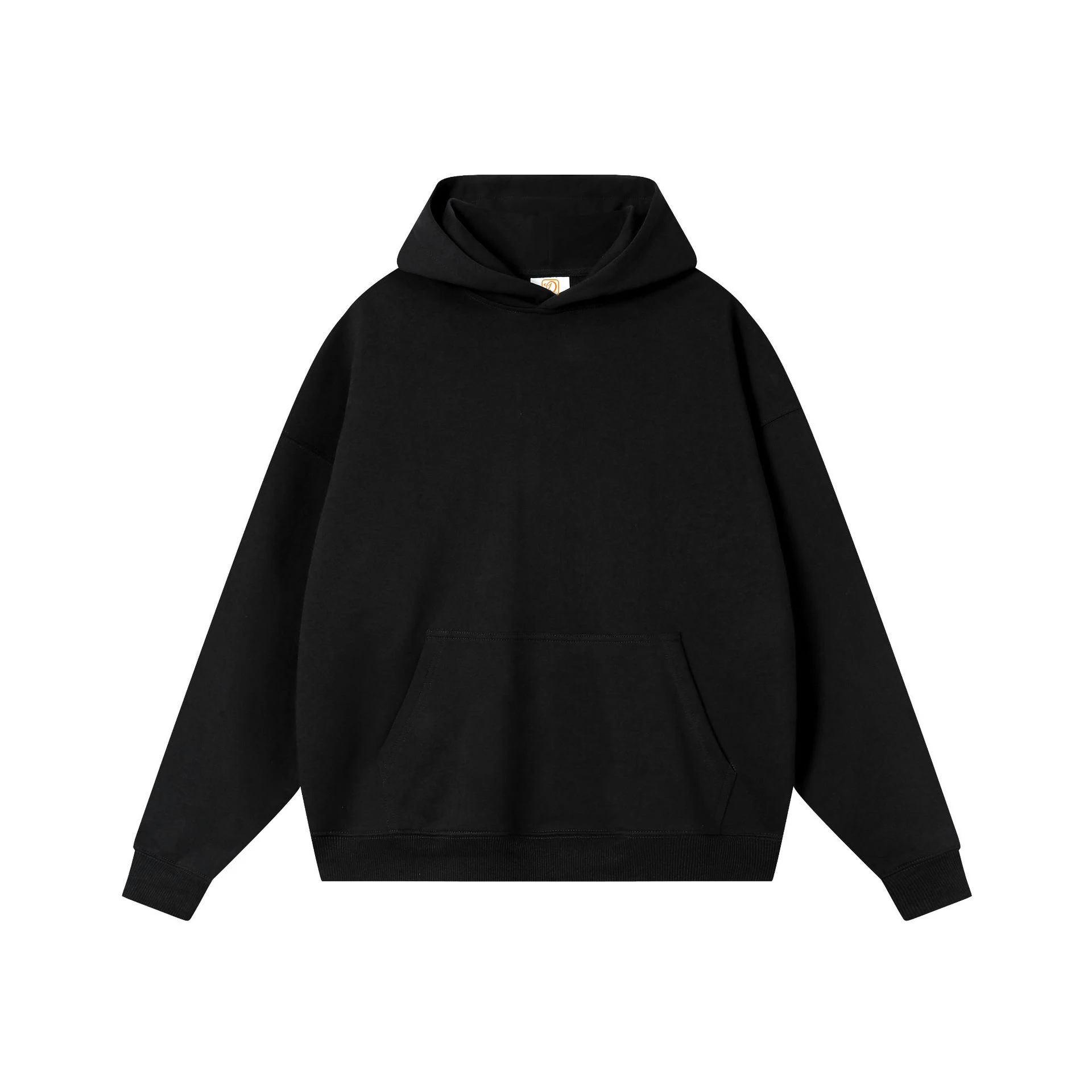 380 Grams Heavy Weight No String Hooded Pullover Hoodie Custom Printed Men French Terry Loose Oversized Hoodies