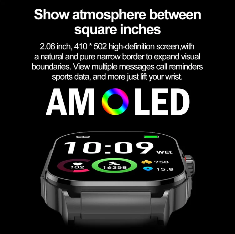 If you are searching for a supplier of a product with perfect quality control and highly competitive prices, which gives you an advantage in expanding your local market, then contact us now! Competitive suppliers of Dafit G40 Smart Watch with 2.1inch Square AMOLED Screen Waterproof IP67 Blood Oxygen Heart Rate Fitness Tracker for Men Women