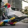 Fiberglass sculpture