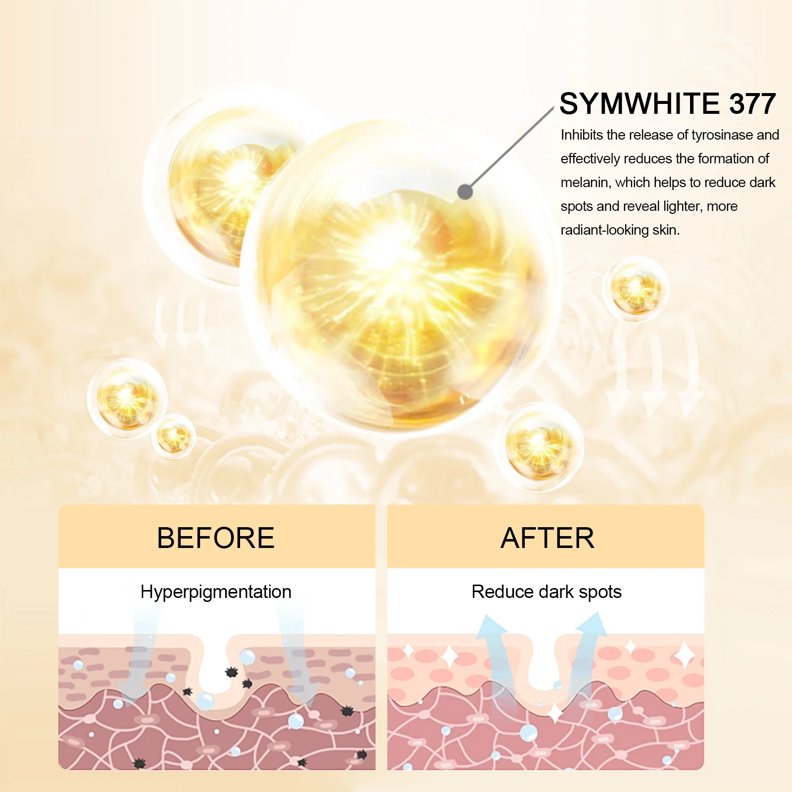 Neutriherbs Private Label Effective Brightening Cream Glutathione Symwhite  377 Skin Whitening Cream for Face