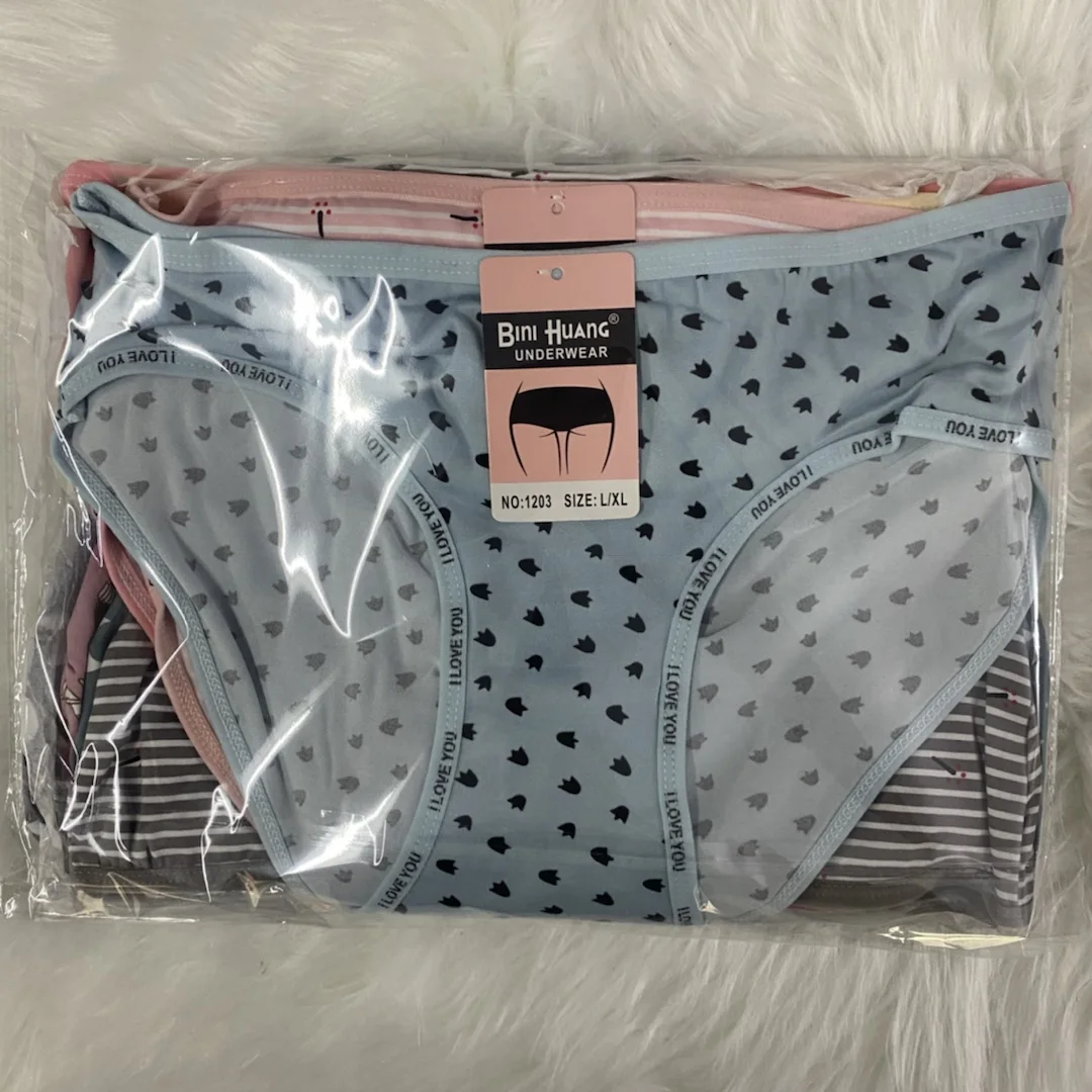 Hot Selling Mixed Designs Stocklot Women Girlunderwear Cheap Lady