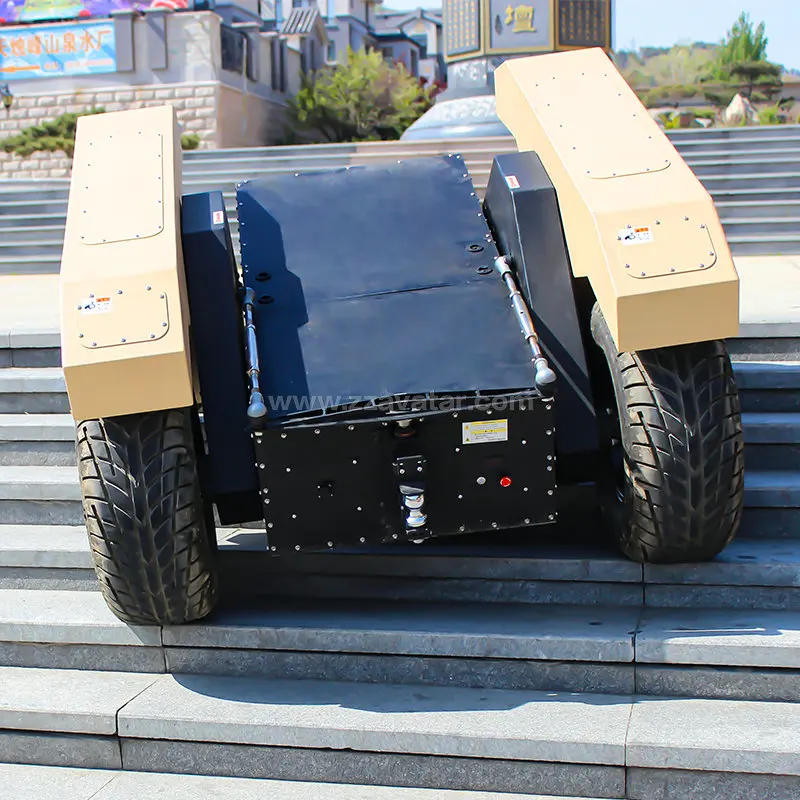 UGV Robot Chassis Armored Wheeled Electric Car All Terrain Chassis