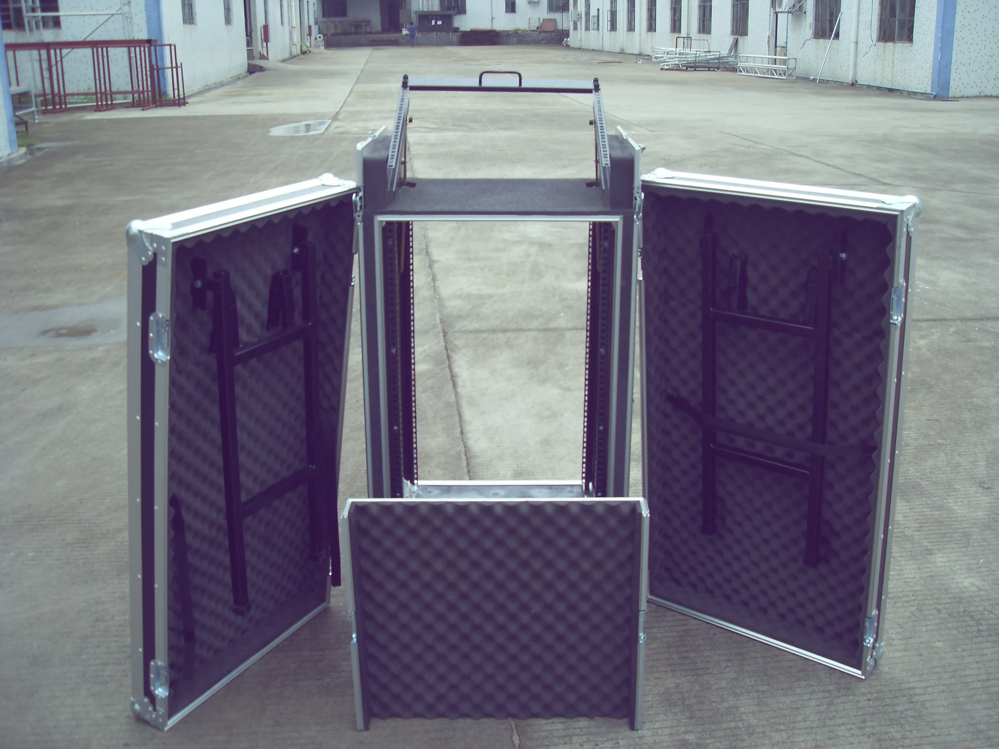 Aluminum Custom Flight case Folding Portable Dj Table Top Quality