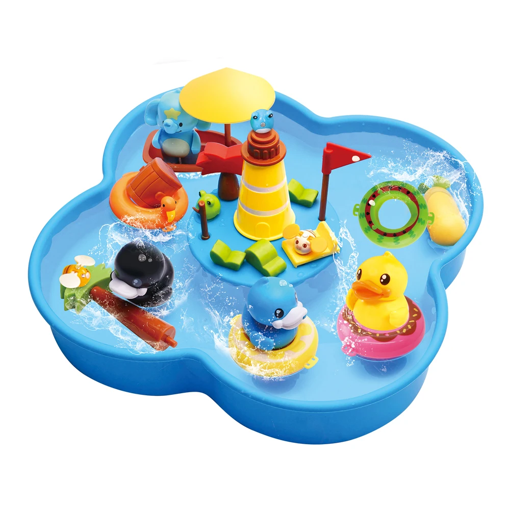 Игрушки KUNYANG, Детская летняя пляжная рыболовная утка, игра, электрическая вращающаяся детская рыболовная игрушка с песком