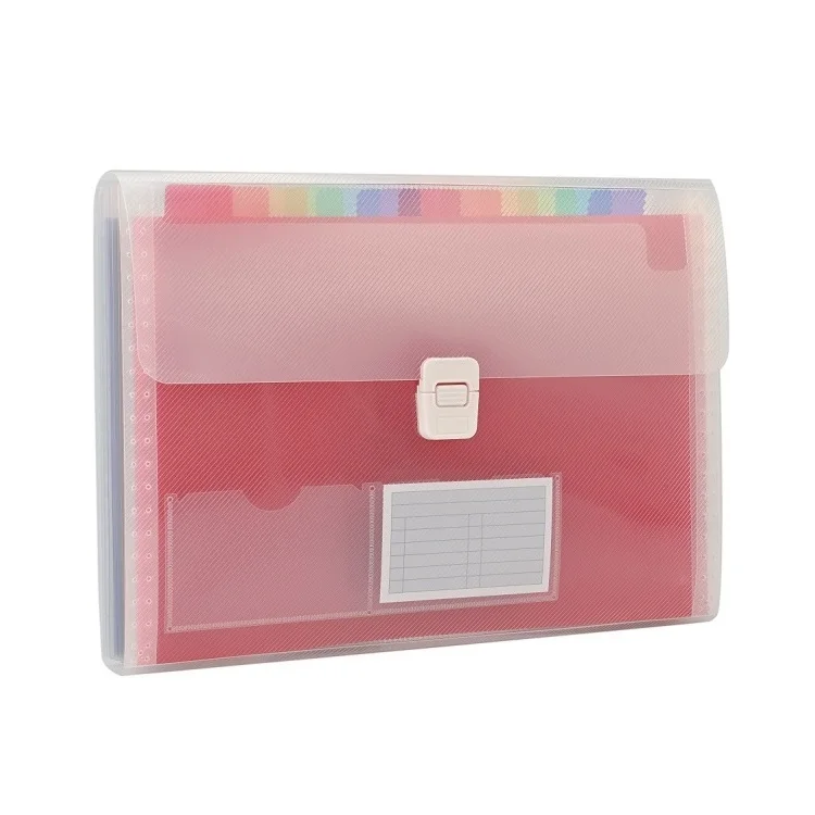 AFFISURE 2022 Новое поступление офисные канцелярские принадлежности PP пластиковая папка эластичная лента A4 расширяющаяся для файлов