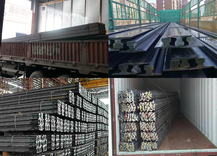 China supplier 5.98kg/m 6kg rail q55 12lb steel rail use for park track