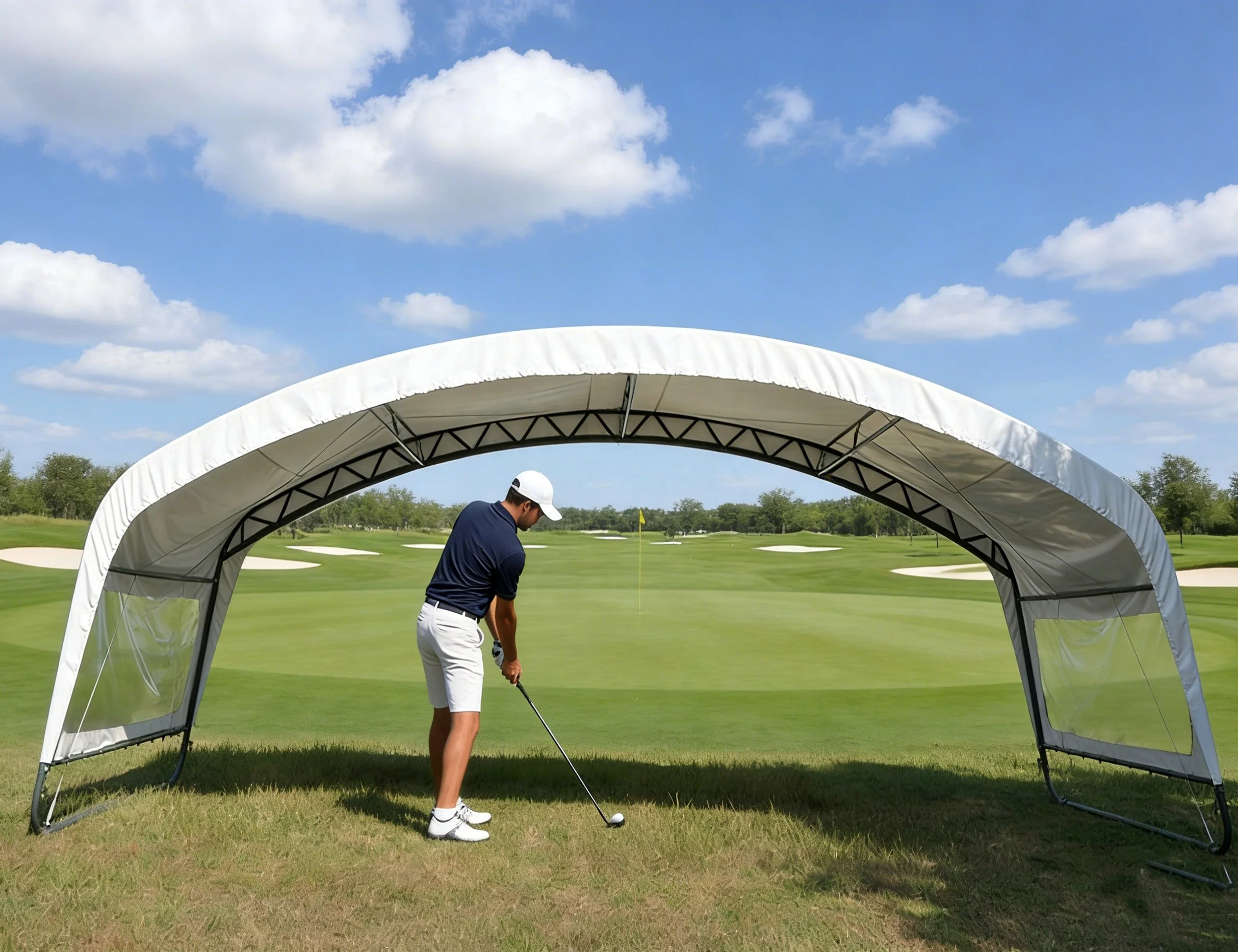 Golf Range Shelter, Portable Car Parking Shelter, Portable Canopy