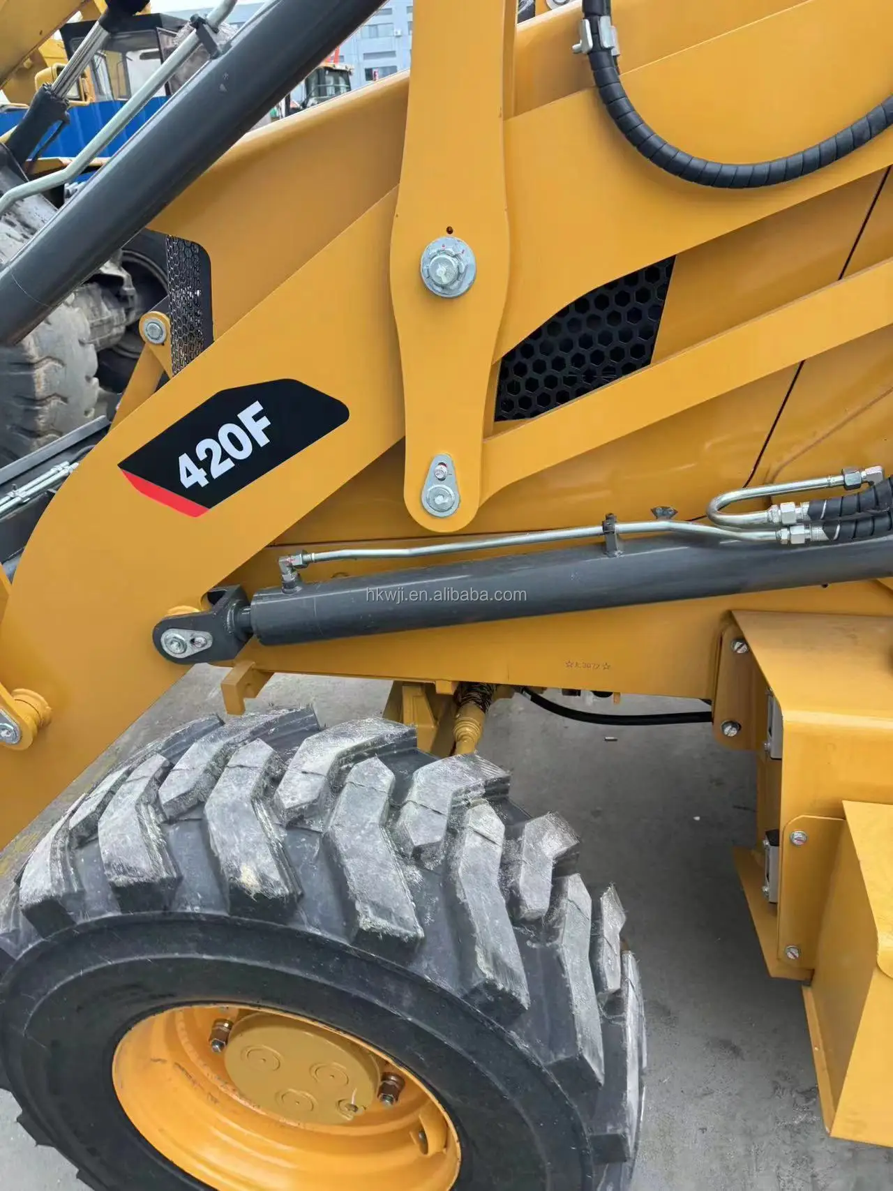 420f Machine Original Japan Caterpillar Backhoe Loader 420F Used CAT Construction ...