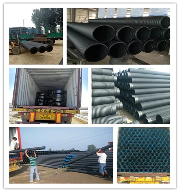 18 Inch Plastic Culvert Pipe Hdpe Double Wall Corrugated Pipe Dwc