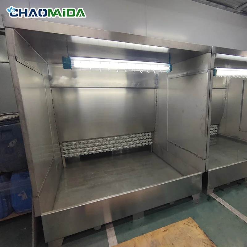 Environmental protection Water Curtain Spray Cabinet Paint Mist Purification Equipment Cyclone Water Curtain Booth