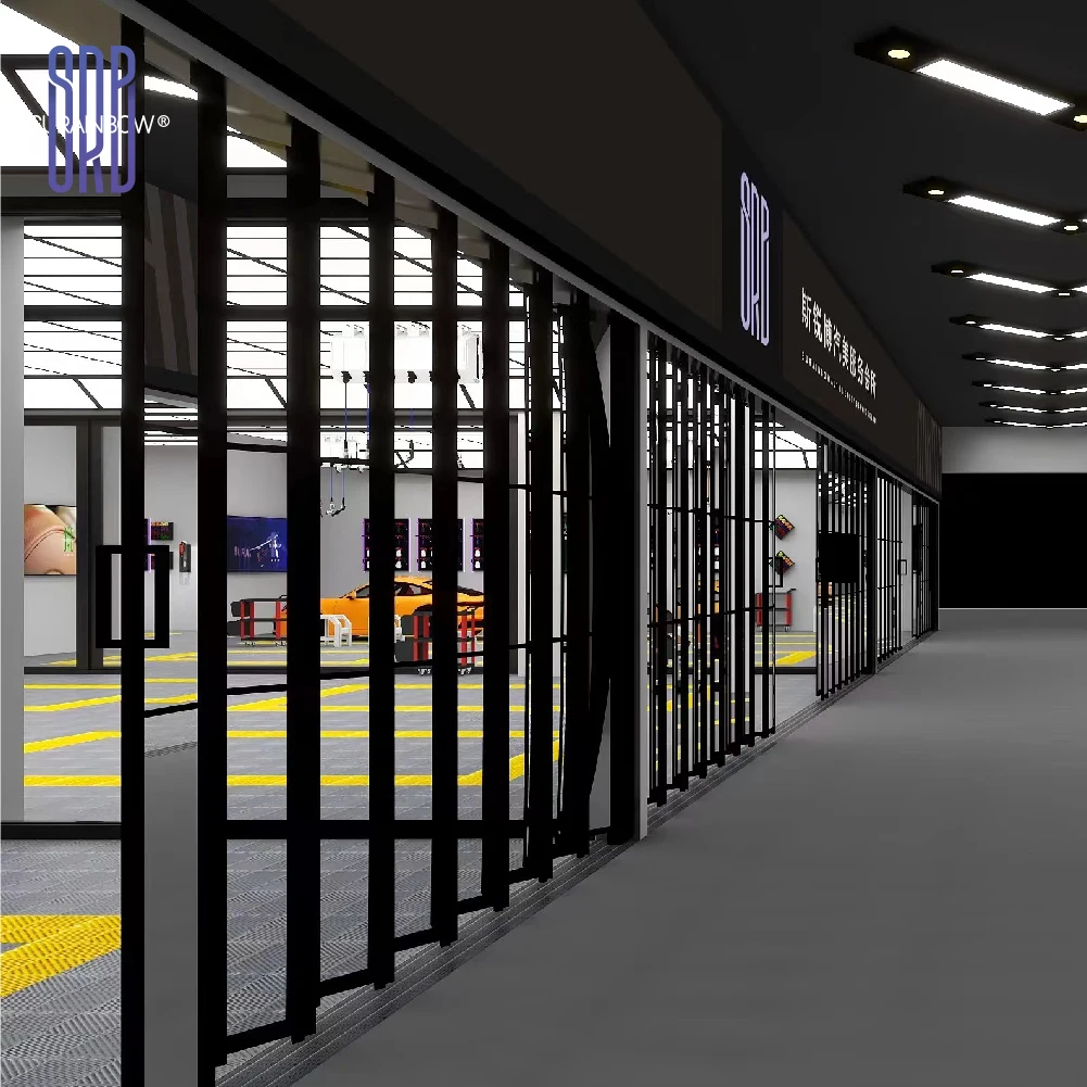 Индивидуальный дизайн светодиодный шестиугольный студийный магазин одежды весь выходной план для магазина по уходу за автомобилем