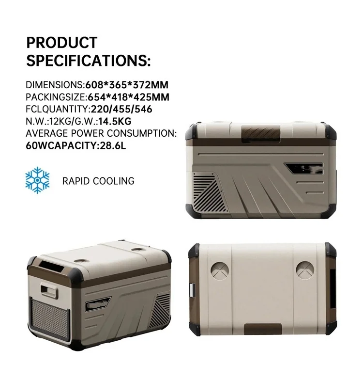 Outdoor Portable Refrigerator 35 Liters Camping Refrigerator And ...