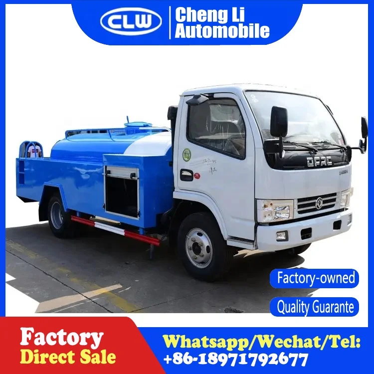 Dongfeng Dfac 5000 Liters Vacuum Sewage Suction And Cleaning Truck ...