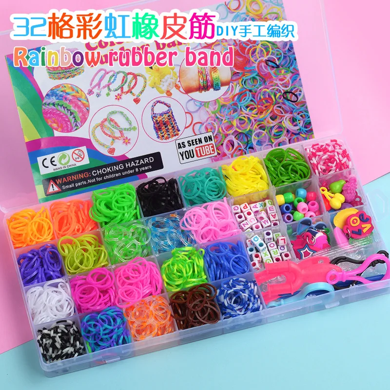 Hot Sell Loom Bands Kit Rubber Bands For Bracelet Making Kit Diy Art ...