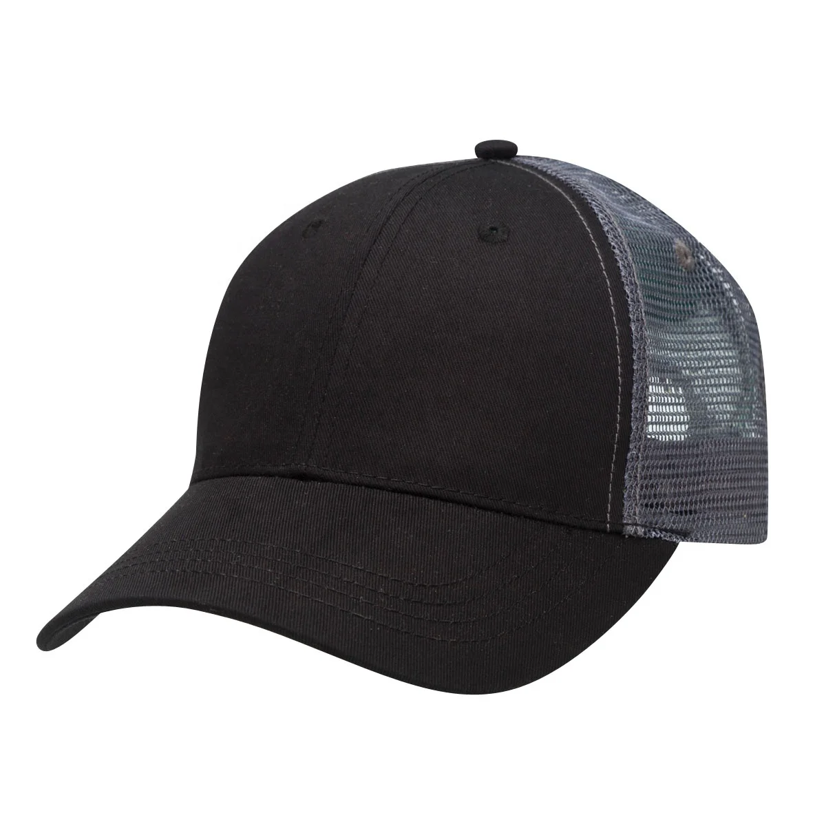 low profile mesh trucker hat