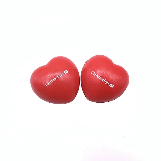 90-day Window Custom Logo Anti-Stress Squishy Ball Soft PU Foam Heart Football Shape Stress Relief Toy