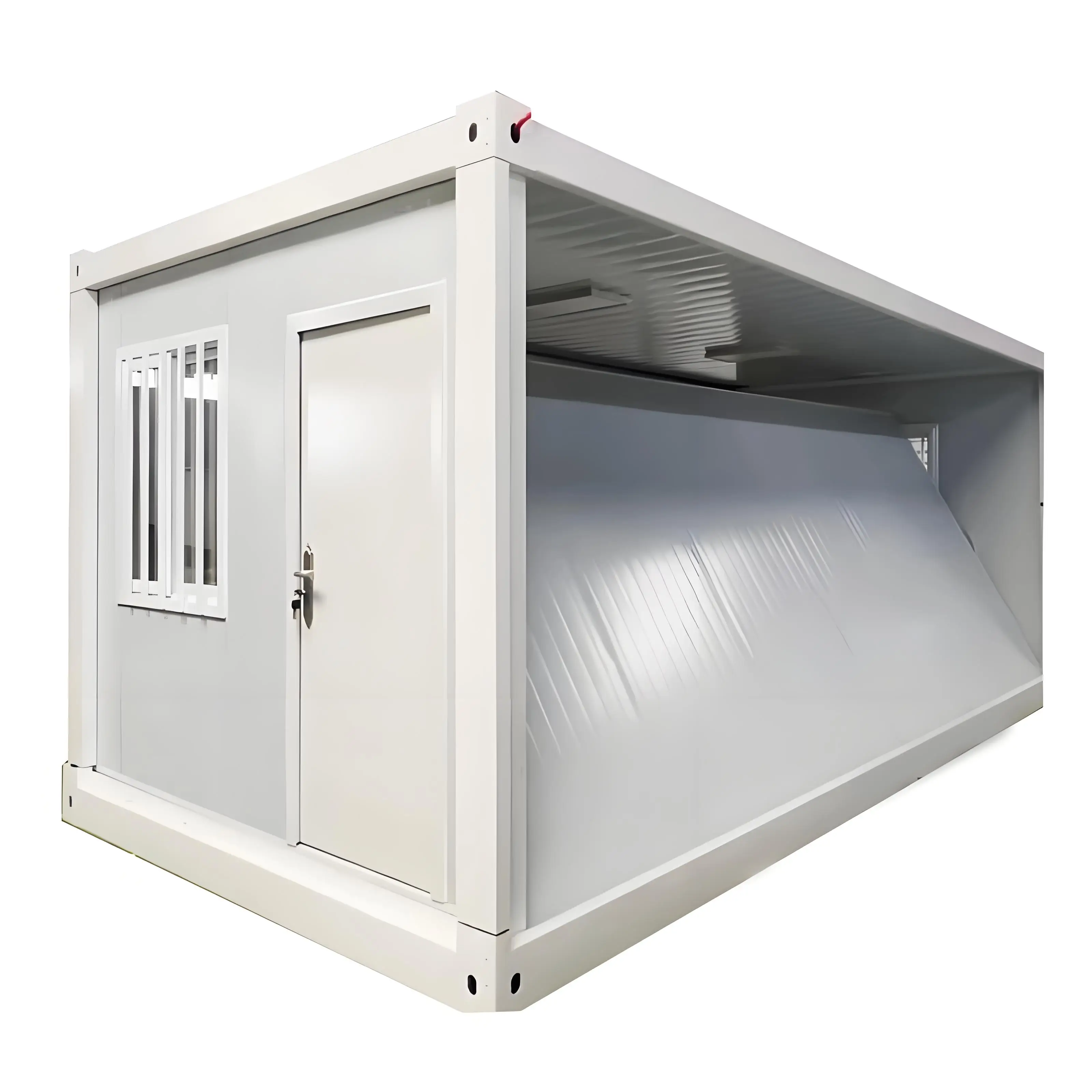 Lightweight Galvanized Steel Folding Container House 60%+ Volume Reduction for Apartment Outdoor Temporary Housing & Events