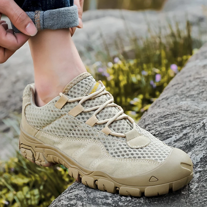 New arrivals Custom waterproof men hiking shoe outdoor camping sport hiking shoe for men