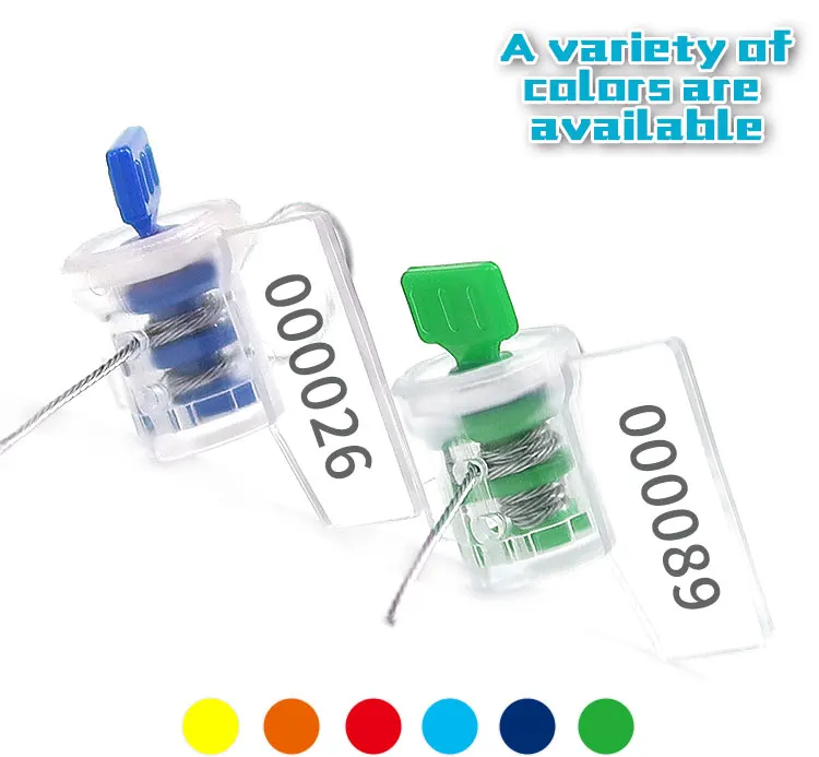 Bcm119 Gas Meter Security Seals Polycarbonate Meter Seal Blue Gas Meter