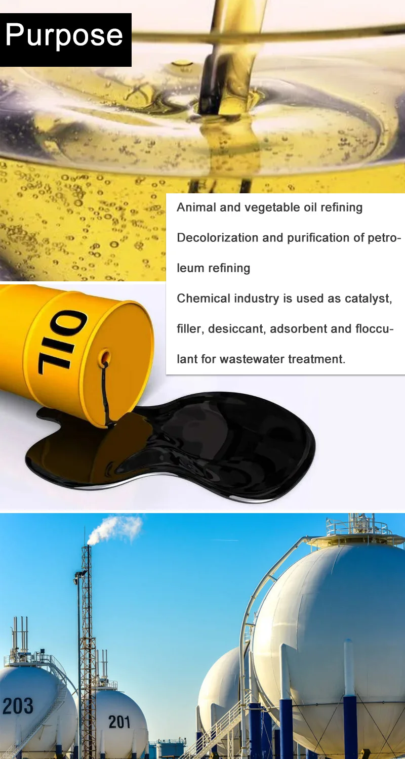 Quality Bleaching Earth Activated Clay For Used Engine Oil Edible Oil