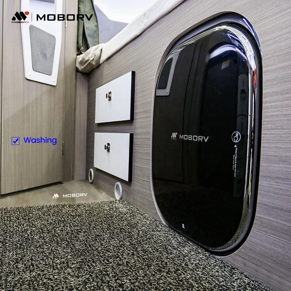 MOBORV Wohnmobil Caravan Mini Waschmaschine Zubehr Freizeitfahrzeug Mini  Wandmontierte Automatische Frontlader Waschmaschine