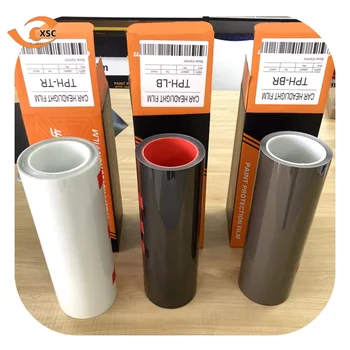Hot Selling  Light Black Car Headlight Film TPH-LB 0.3*15M Roll Self Adhesive 3M Quality Paint Protection Film