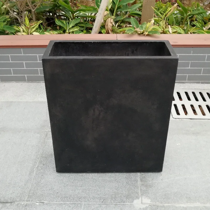 Tall Rectangular Big Large Tree Plant Pots For Street Villa Balcony