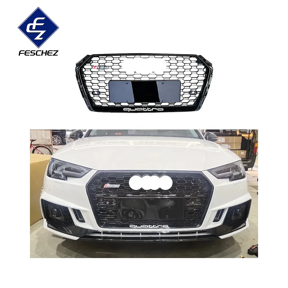 Rs4 Style Car Grille For Audi A4 S4 B9 Front Grille Audi
