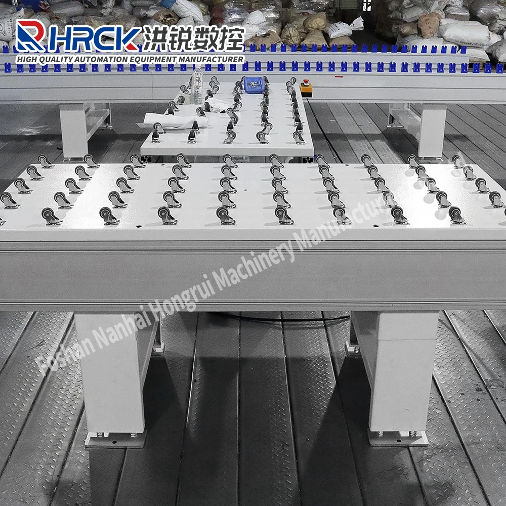 Unpowered conveyor line universal wheel conveyor roller conveyor discharge slide