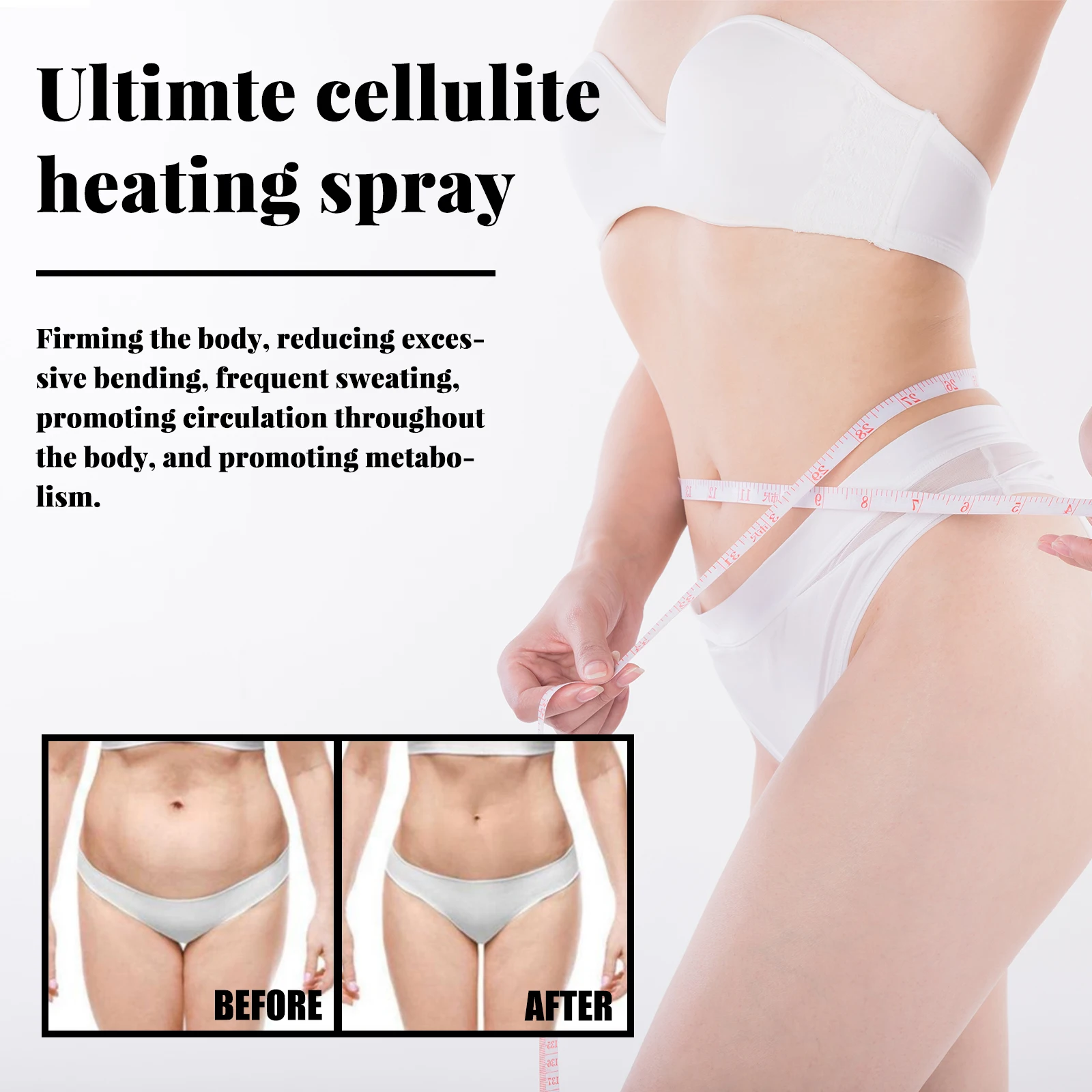 2022 EELHOE Body Slimming Fat Soluble Spray Burning Weight Loss Hip