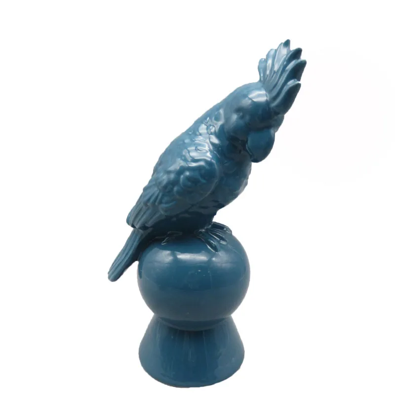 Home Decorative Parrot Shape Ceramic Tea Light Candle Holder