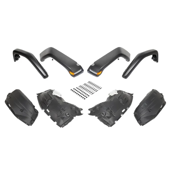 High Performance Modified Fenders With LED Lights Fender Flares For Jeep Wrangler JL Accessories
