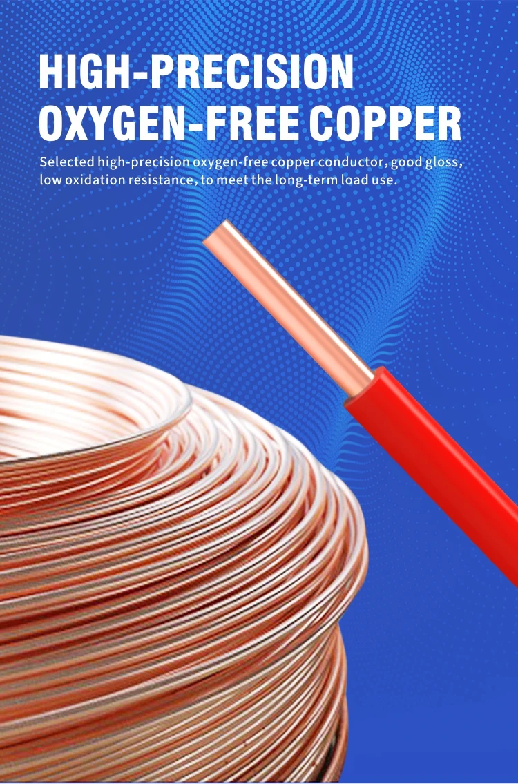 Electrical Supplier Fire Resistant Wire 2.5mm Copper Conductor Pvc