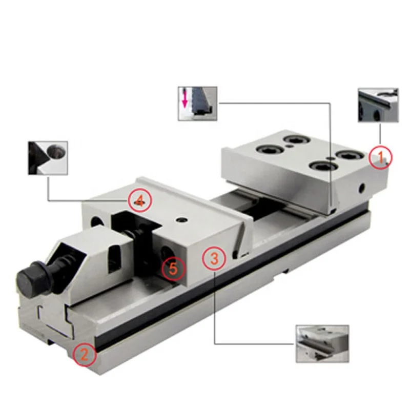 Prime GT Quick Action Precision Modular Milling Machine Vise