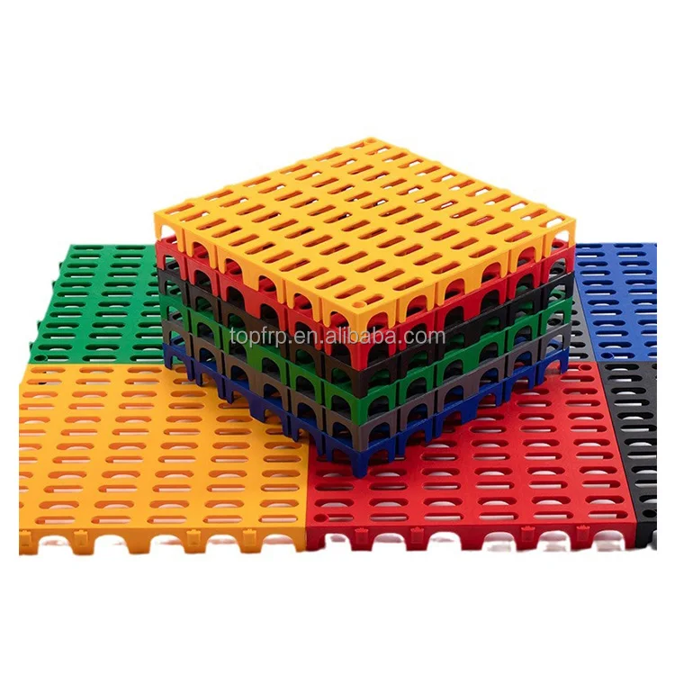 Modular Interlocking Grille Tile - Durable & Anti-slip