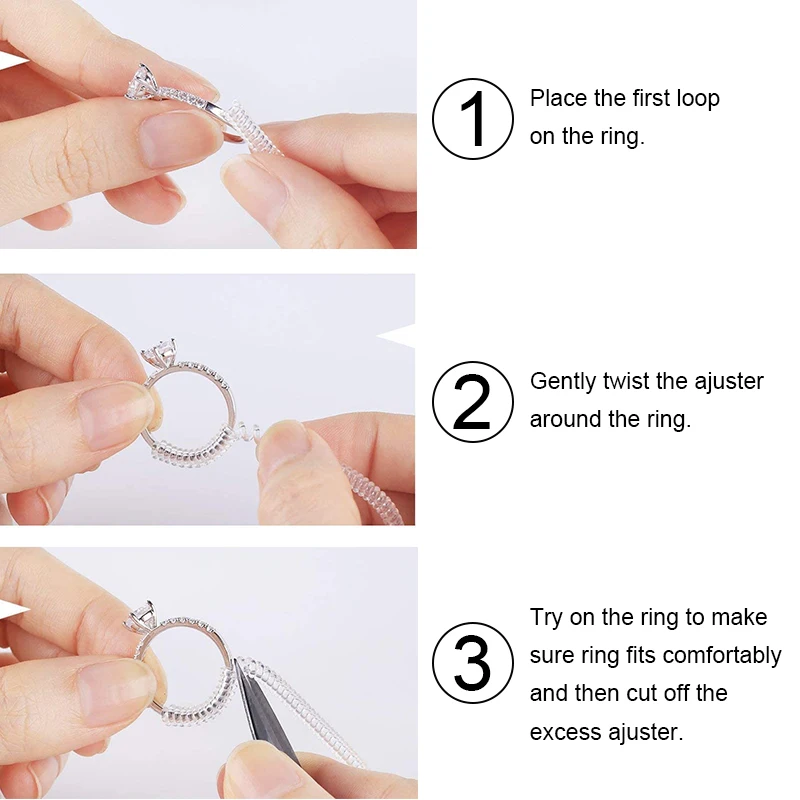 Jewelry Tools Nonslip Fixed Silicone Tightener Invisible Spring Clasp