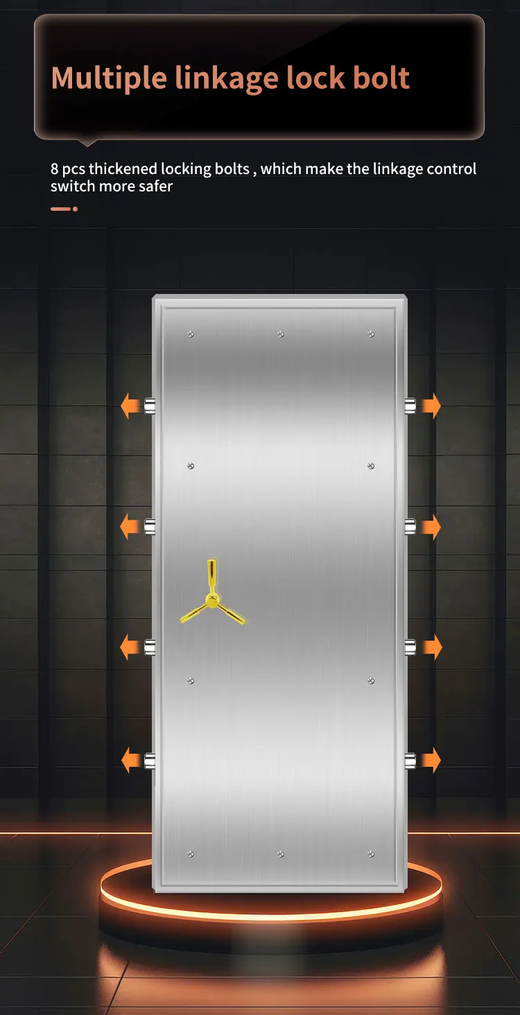 CEQSAFE High Quantity Metal Safety Economic Type Stainless Steel Bank Vault Safe Door factory