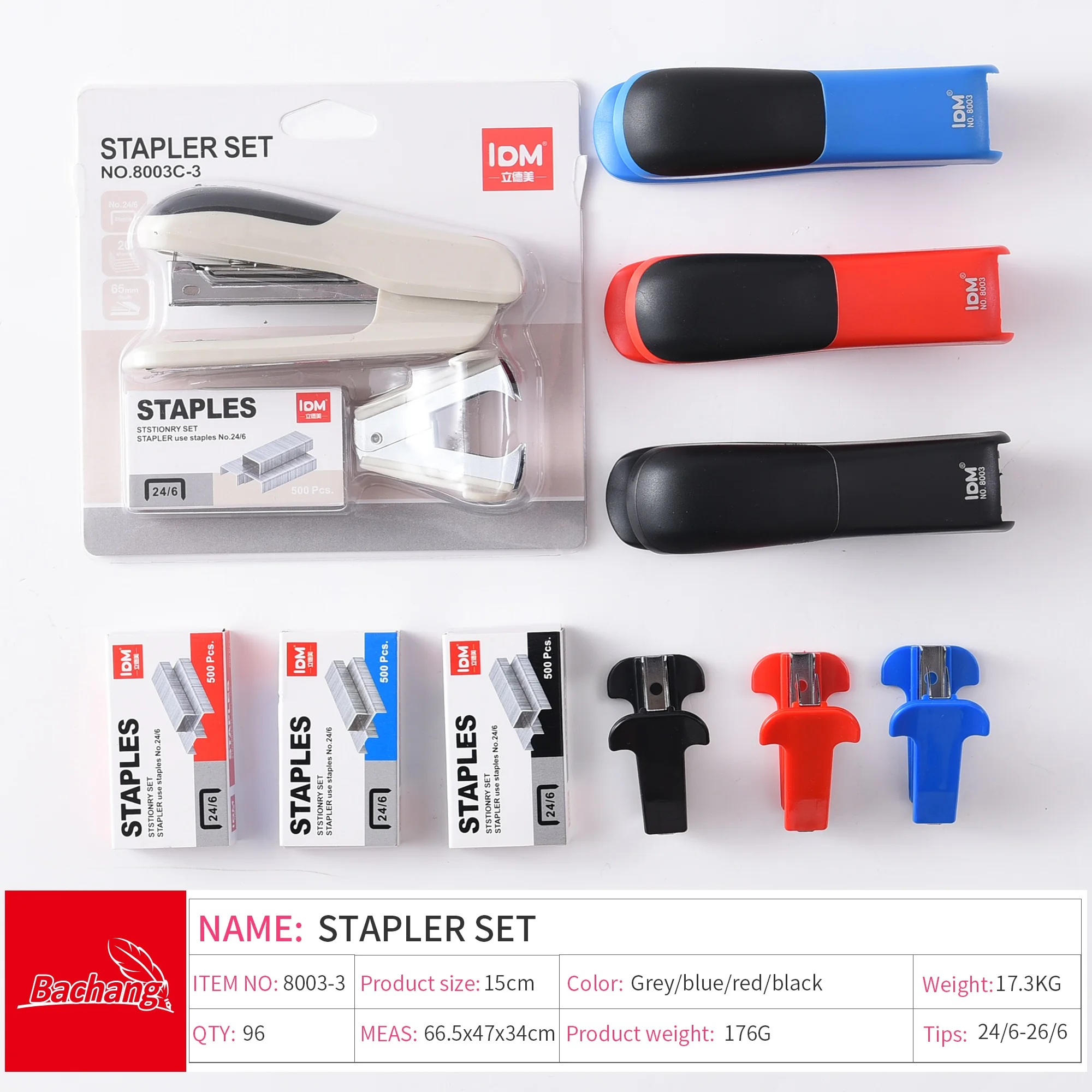 Stapler Set Built In Stapler Staples Staple Desktops Stationery Office