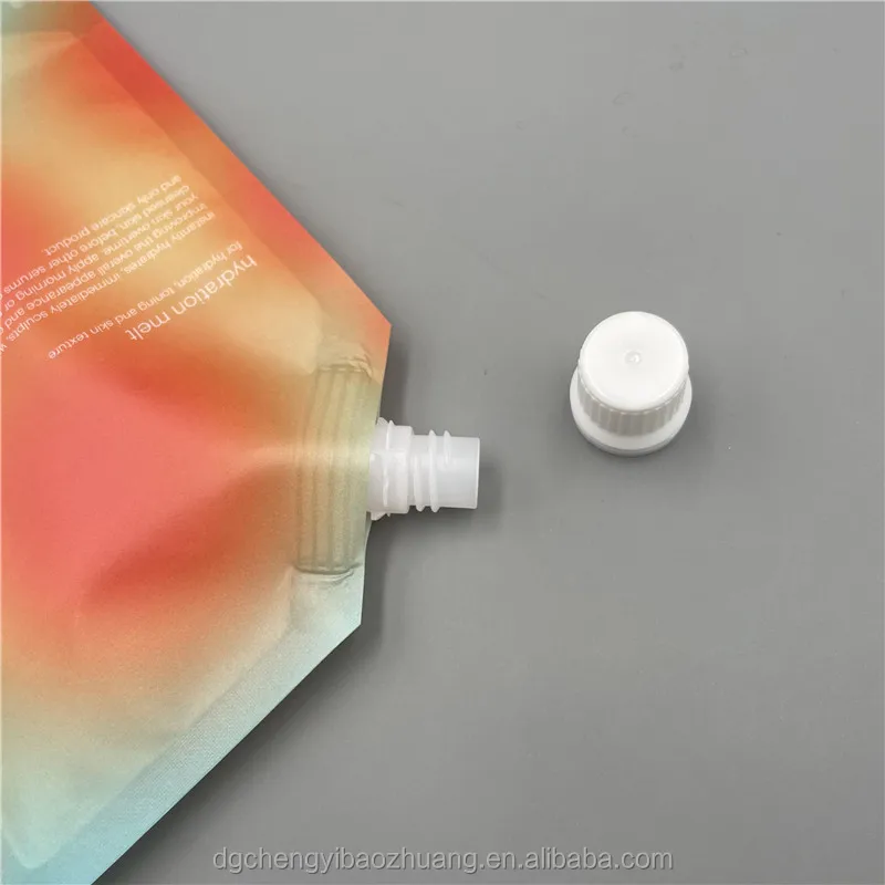 Printing Logo Less Plastic Stand up Spout Pouch 500ml Dishwashing Soap Refill Pouches 16.9 Fl. oz Eco-friendly Refill Pouch