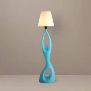 Postmodern Luxury High-End Contemporary Floor Lamp E27 Base LED Yellow for Living Room Housewarming Art Ornaments Made Plastic