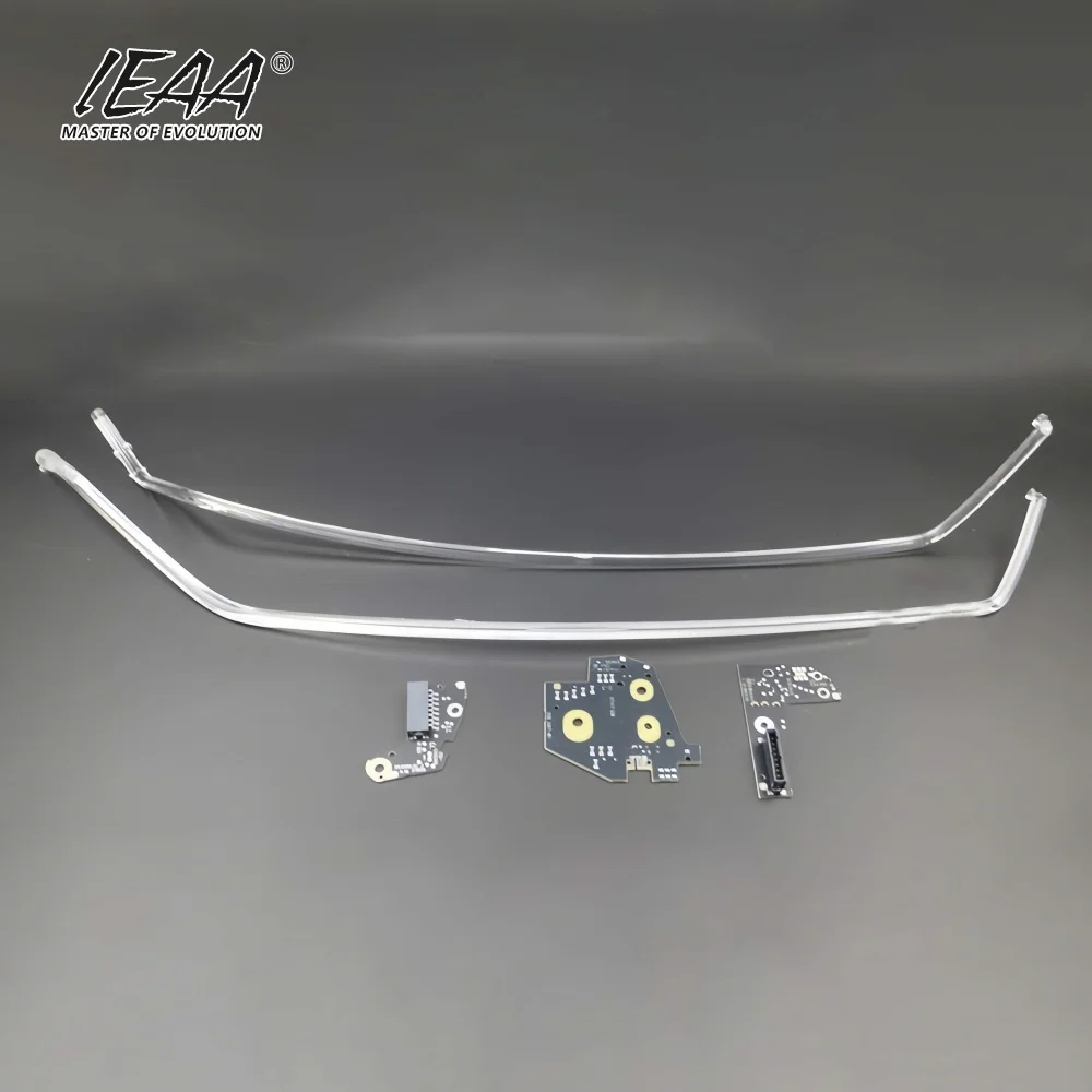 高輝度DRLライトガイドストリップアクリルキセノンLED互換ライトチューブAudi A6 C7PA 2016-2018用