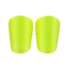 Fluoresent yellow football shin pads