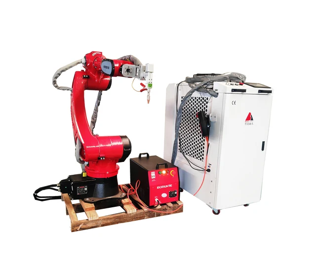 automatic robot arm fiber laser welding machines for metal 1000w 1500w 3000w multifunctional handheld small laser welder 3 in 1