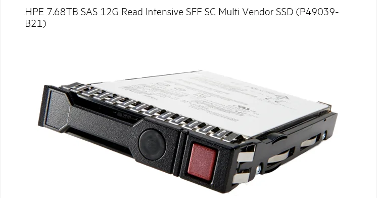 Original HPE 6.4T 7.68T 15.36T 2.5inch SFF SC SSD for HPE DL360/DL365/DL380 Sever