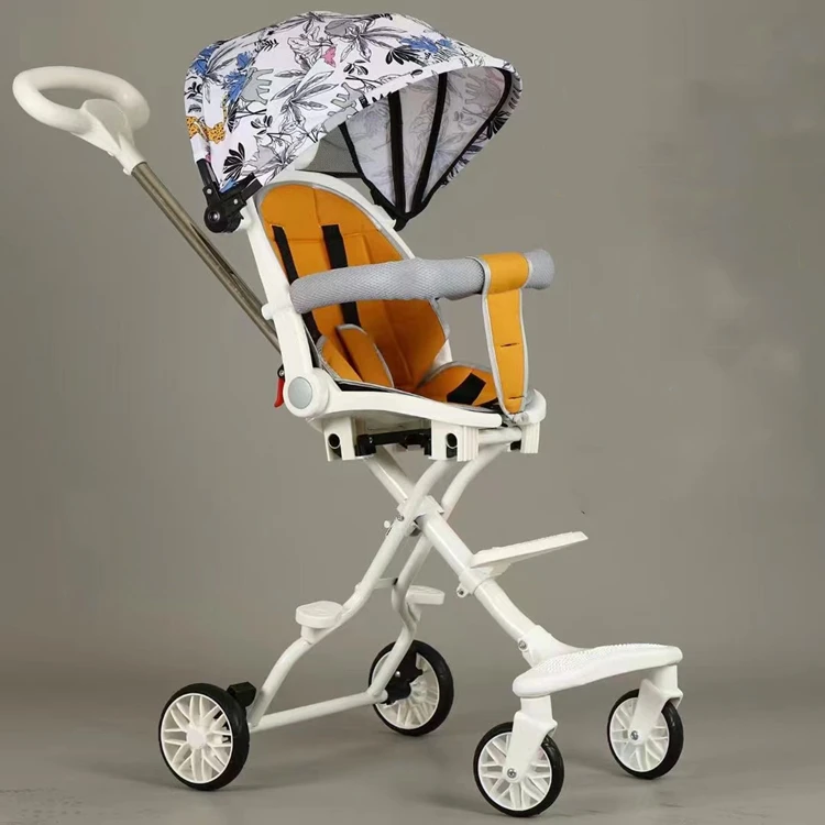 Multifunction Luxury Trolley With Canopy Baby Stroller 3 In 1 Baby