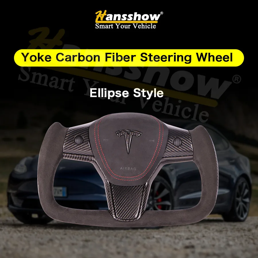 Model 3 Sr+ Model Y Yoke Heated Steering Wheel Retrofit For 2020 2021